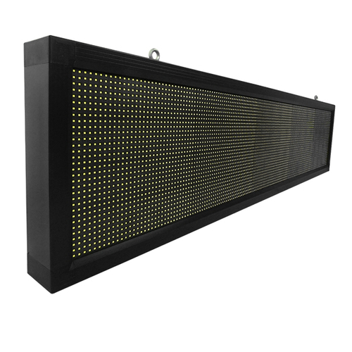 GLOBOSTAR® DISPLAY 90280 Κυλιόμενη Ψηφιακή Επιγραφή 160x32cm P10 Μονής Όψης LED AC 220-240V Αδιάβροχο IP65 Ψυχρό Λευκό 6000K - WiFi Control μέσω FK APP - Αισθητήρας Θερμοκρασίας & Υγρασίας - Μ168 x Π9 x Υ40cm - 2 Χρόνια Εγγύηση