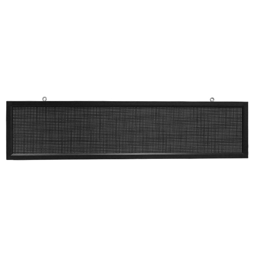 GLOBOSTAR® DISPLAY 90280 Κυλιόμενη Ψηφιακή Επιγραφή 160x32cm P10 Μονής Όψης LED AC 220-240V Αδιάβροχο IP65 Ψυχρό Λευκό 6000K - WiFi Control μέσω FK APP - Αισθητήρας Θερμοκρασίας & Υγρασίας - Μ168 x Π9 x Υ40cm - 2 Χρόνια Εγγύηση