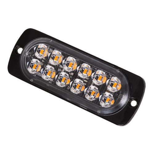 GloboStar® 85264 PRO Series Μπάρα Σήμανσης Οχήματος Οδικής Βοήθείας για Αυτοκίνητα & Φορτηγά Φωτισμού STROBE LED SMD 3030 12W DC 12-24V Αδιάβροχη IP65 Πορτοκαλί