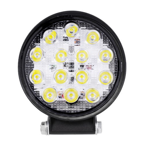 GLOBOSTAR® WORKPRO 85406 Προβολάκι LED 42W 4200lm 45° DC 10-30V Αδιάβροχο IP65 Ψυχρό Λευκό 6000K - CREE COB Chip - Μ11.4 x Π3 x Υ12.8cm - 2 Χρόνια Εγγύηση