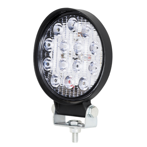 GLOBOSTAR® WORKPRO 85406 Προβολάκι LED 42W 4200lm 45° DC 10-30V Αδιάβροχο IP65 Ψυχρό Λευκό 6000K - CREE COB Chip - Μ11.4 x Π3 x Υ12.8cm - 2 Χρόνια Εγγύηση