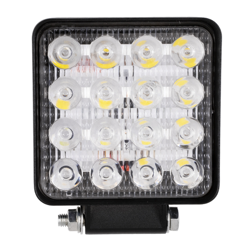GLOBOSTAR® WORKPRO 85407 Προβολάκι LED 48W 4800lm 45° DC 10-30V Αδιάβροχο IP65 Ψυχρό Λευκό 6000K - CREE XBD Chip - Μ10.8 x Π3.2 x Υ12.8cm - 2 Χρόνια Εγγύηση