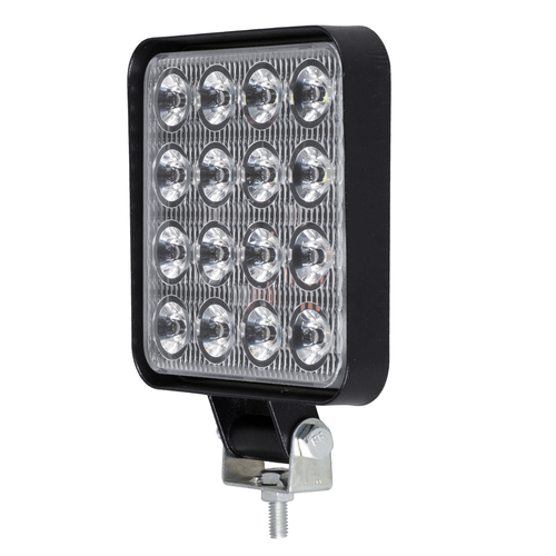 GLOBOSTAR® WORKPRO 85409 Προβολάκι LED 48W 4800lm 45° DC 10-30V Αδιάβροχο IP65 Ψυχρό Λευκό 6000K - CREE COB Chip - Μ10.8 x Π3.2 x Υ12.8cm - 2 Χρόνια Εγγύηση
