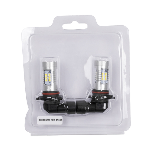 GloboStar® 85602 H10 JHY Line KIT Βασικού Φωτισμού Αυτοκινήτου & Μοτοσυκλέτας 2nd Generation Can-Bus Series LED SMD 3030 80W 8000lm DC 12V Αδιάβροχο IP65 Ψυχρό Λευκό 6000K