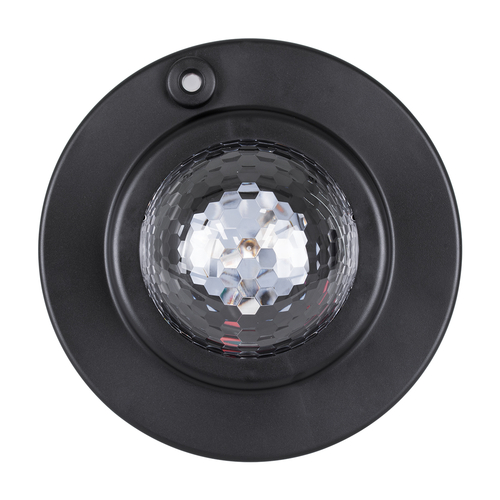 GloboStar® 85817 Μαύρο Επιτραπέζιο Διακοσμητικό Φωτιστικό Ειδικών Εφε NIGHT GALAXY WORLD 3D LED 10W DC 5V 2200mAh Επαναφορτιζόμενο με Bluetooth Speaker - Sound Activated - Καλώδιο Τροφοδοσίας USB και Ασύρματο Χειριστήριο RF 2.4Ghz Πολύχρωμo RGBW Dimmable