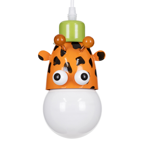 GLOBOSTAR® GIRAFFE 00638 Παιδικό Κρεμαστό Φωτιστικό Οροφής με Ντουί 1 x E27 AC 220-240V IP20 - Πολύχρωμο - Μ12 x Π10.5 x Υ13.5cm