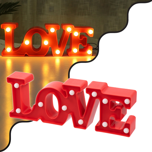 GloboStar® 76548 Επιτραπέζιο Φωτιστικό Πορτατίφ LED 2W -lm 180° με Μπαταρίες (Δεν Περιλαμβάνονται) IP20 Θερμό Λευκό 2700K Κόκκινο Πλαστικό - Μ30 x Π10.7 x Υ4cm - 2 Xρόνια Εγγύηση