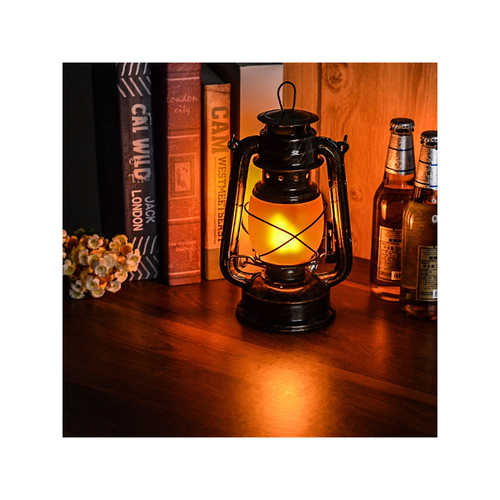 GloboStar® 76547 Επιτραπέζιο Φωτιστικό Πορτατίφ LED 10W 500lm 360° με Μπαταρίες (Περιλαμβάνονται) IP20 Ultra Θερμό Λευκό 1800K Μπρούτζινο Μέταλλο - Μ15 x Π11.5 x Υ23.5cm - 2 Xρόνια Εγγύηση