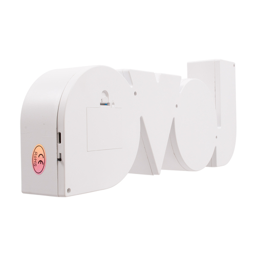 GloboStar® 76553 Επιτραπέζιο Φωτιστικό Πορτατίφ LED 2W -lm 180° με Μπαταρίες (Δεν Περιλαμβάνονται) IP20 Ψυχρό Λευκό 6000K Πολύχρωμο Πλαστικό - Μ36 x Π13.5 x Υ4.8cm - 2 Xρόνια Εγγύηση