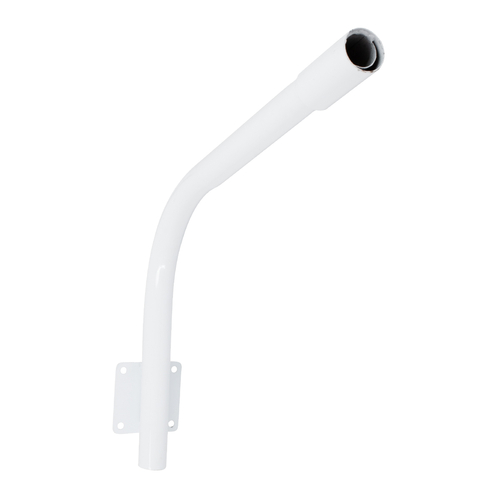 GloboStar® 90229 Μεταλλική Βάση Στήριξης CURVED M62cm x Φ60mm για Φωτιστικά Δρόμου Street Lights με Διάμετρο Βάσης Φ60mm