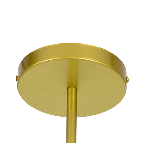 GLOBOSTAR® ZANE 00786 Μοντέρνο Φωτιστικό Οροφής με Ντουί 6 x E27 AC 220-240V IP20 - Χρυσό - Μ70 x Π70 x Υ100cm