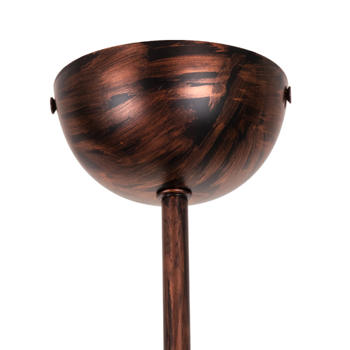 GLOBOSTAR® ASPECT 00788 Μοντέρνο Φωτιστικό Οροφής με Ντουί 3 x E27 AC 220-240V IP20 - Χάλκινο - Μ42 x Π42 x Υ60cm