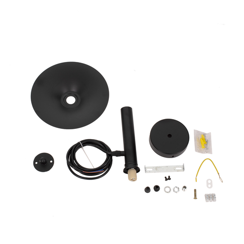 GLOBOSTAR® CELEST 00789 Μοντέρνο Κρεμαστό Φωτιστικό Οροφής με Ντουί 1 x G9 AC 220-240V IP20 - Μαύρο & Λευκό - Μ20 x Π20 x Υ26.5cm