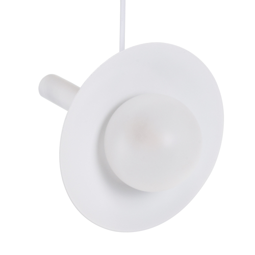 GLOBOSTAR® CELEST 00790 Μοντέρνο Κρεμαστό Φωτιστικό Οροφής με Ντουί 1 x G9 AC 220-240V IP20 - Λευκό - Μ20 x Π20 x Υ26.5cm