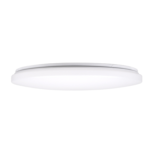 GLOBOSTAR® AVA 61017 Μοντέρνο Φωτιστικό Οροφής LED 76W 7600lm 120° AC 220-240V IP20 Ρυθμιζόμενο Λευκό CCT με Χειριστήριο από 2700K έως 6000K Dimmable - Lumileds SMD Chip - Λευκό Ματ - Μ48 x Π48 x Υ6.5cm - 3 Χρόνια Εγγύηση