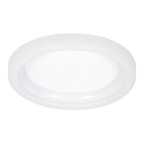 GLOBOSTAR® ARIANA 61035 Μοντέρνο Φωτιστικό Οροφής LED 55W 6376lm 120° AC 220-240V IP20 Ρυθμιζόμενο Λευκό CCT με Χειριστήριο από 2700K έως 6000K Dimmable - Lumileds SMD Chip - Λευκό Ματ - Μ48 x Π48 x Υ9cm - 3 Χρόνια Εγγύηση