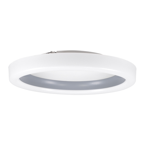 GLOBOSTAR® ARIANA 61036 Μοντέρνο Φωτιστικό Οροφής LED 55W 6376lm 120° AC 220-240V IP20 Ρυθμιζόμενο Λευκό CCT με Χειριστήριο από 2700K έως 6000K Dimmable - Lumileds SMD Chip - Γκρι - Μ48 x Π48 x Υ9cm - 3 Χρόνια Εγγύηση