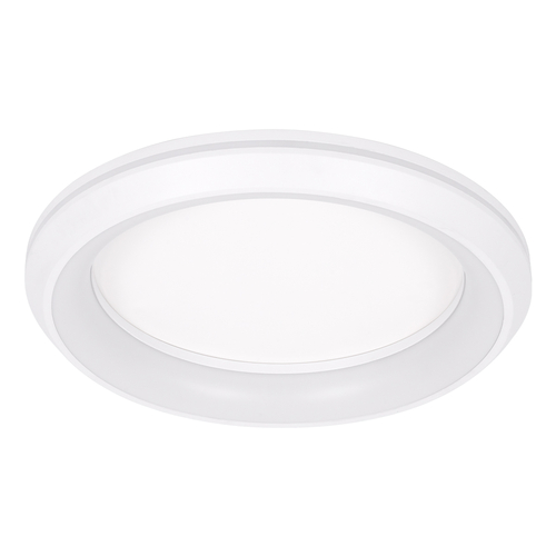 GLOBOSTAR® MELINA 61041 Μοντέρνο Φωτιστικό Οροφής LED 55W 6376lm 120° AC 220-240V IP20 Ρυθμιζόμενο Λευκό CCT με Χειριστήριο από 2700K έως 6000K Dimmable - Lumileds SMD Chip - Λευκό Ματ - Μ48 x Π48 x Υ9cm - 3 Χρόνια Εγγύηση