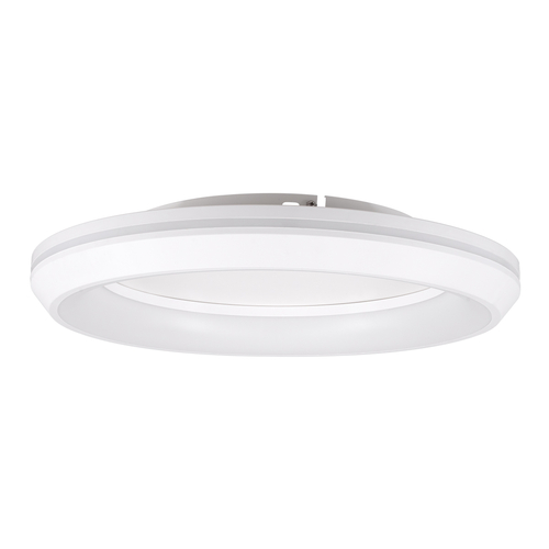 GLOBOSTAR® MELINA 61041 Μοντέρνο Φωτιστικό Οροφής LED 55W 6376lm 120° AC 220-240V IP20 Ρυθμιζόμενο Λευκό CCT με Χειριστήριο από 2700K έως 6000K Dimmable - Lumileds SMD Chip - Λευκό Ματ - Μ48 x Π48 x Υ9cm - 3 Χρόνια Εγγύηση