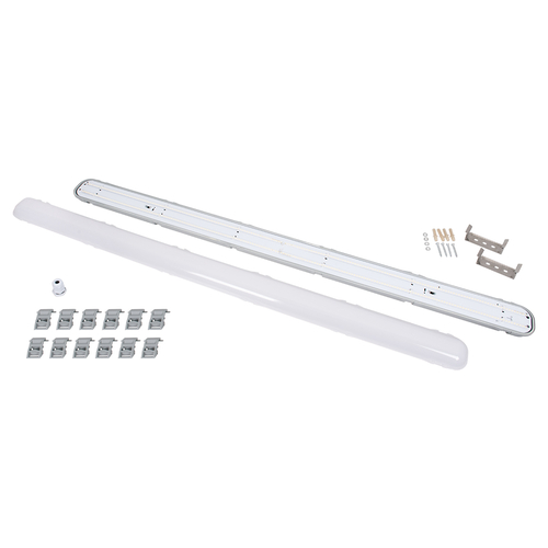 GloboStar® 60178 LED Γραμμικό Βιομηχανικό Φωτιστικό Tri-Proof 150cm 72W 8162lm 120° AC 220-240V Αδιάβροχο IP65 Μ150 x Π10,5 x Υ8cm Θερμό Λευκό 2700K - 3 Χρόνια Εγγύηση