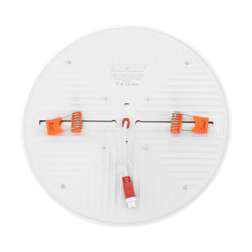 GLOBOSTAR® PANELEON 60191 Χωνευτό Panel Οροφής με Σύστημα Ρυθμιζόμενης Τρύπας Κοπής LED 33W 3590lm 180° AC 220-240V IP20 Ψυχρό Λευκό 6000K - Lumileds SMD Chip & TÜV SÜD Driver - Λευκό Γαλακτερό - Μ22.2 x Π22.2 x Υ2cm / Q3.5cm έως Q20.5cm - 3 Χρόνια Εγγύηση