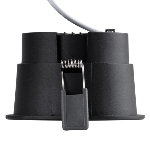 GLOBOSTAR® PLUTO-B 60263 Χωνευτό Downlight Σποτ με Honeycomb Anti Glare Reflector LED 15W 1875lm 38° AC 220-240V IP20 Θερμό Λευκό 2700K - Bridgelux COB Chip & TÜV SÜD Driver - Μαύρο Ματ - Μ10.4 x Π10.4 x Υ6.5cm / Q9.5cm - 5 Χρόνια Εγγύηση