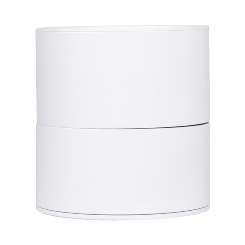 GLOBOSTAR® OMEGA-S 60299 Κινούμενο Downlight Σποτ LED 12W 1500lm 36° AC 220-240V IP20 Θερμό Λευκό 2700K - Bridgelux COB Chip & TÜV SÜD Driver - Λευκό Ματ - Μ10 x Π10 x Υ10.5cm - 5 Χρόνια Εγγύηση