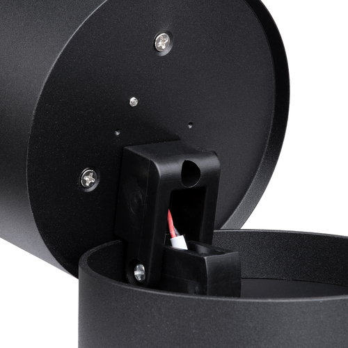 GLOBOSTAR® OMEGA-S 60300 Κινούμενο Downlight Σποτ LED 12W 1560lm 36° AC 220-240V IP20 Φυσικό Λευκό 4500K - Bridgelux COB Chip & TÜV SÜD Driver - Μαύρο Ματ - Μ10 x Π10 x Υ10.5cm - 5 Χρόνια Εγγύηση