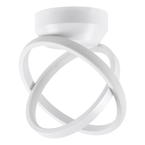 GLOBOSTAR® AMELIA 61053 Μοντέρνο Φωτιστικό Οροφής LED 20W 2400lm 300° AC 220-240V IP20 Ρυθμιζόμενο Λευκό CCT με On/Off 2700K/4500K/6000K - Lumileds SMD Chip - Λευκό Ματ - Μ24.5 x Π16 x Υ25cm - 3 Χρόνια Εγγύηση