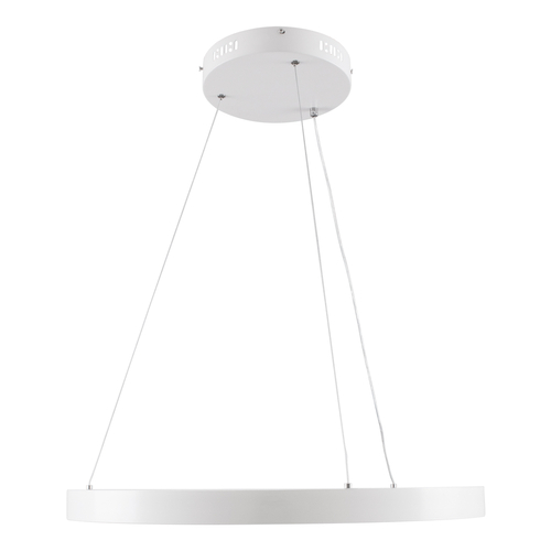 GLOBOSTAR® NEMESIS 61159 Μοντέρνο Κρεμαστό Φωτιστικό Οροφής LED 45W 5230lm 360° AC 220-240V IP20 Ρυθμιζόμενο Λευκό CCT με Χειριστήριο από 2700K έως 6000K Dimmable - Lumileds SMD Chip - Λευκό Ματ - Μ60 x Π60 x Υ4cm - 3 Χρόνια Εγγύηση