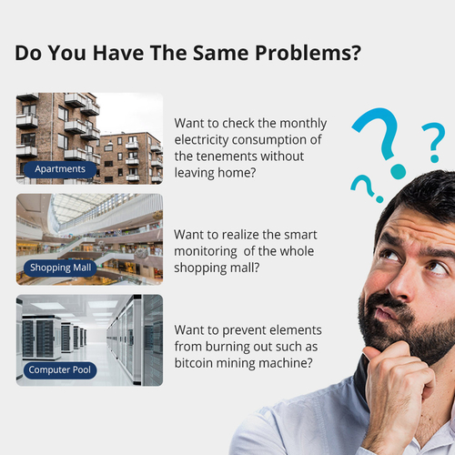 GloboStar® 80055 SONOFF SPM-MAIN - Wi-Fi Smart Stackable Power Meter Main Unit