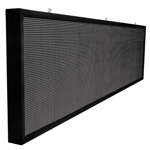 GLOBOSTAR® DISPLAY 90292 Κυλιόμενη Ψηφιακή Επιγραφή P10 Μονής Όψης LED AC 220-240V Αδιάβροχο IP65 Πράσινο - WiFi Control μέσω FK APP - Αισθητήρας Θερμοκρασίας & Υγρασίας - Μ264 x Π9 x Υ72cm - 2 Χρόνια Εγγύηση