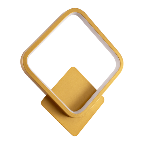 GLOBOSTAR® LENA 61081 Μοντέρνο Φωτιστικό Τοίχου - Απλίκα LED 12W 1440lm 300° AC 220-240V IP20 Ρυθμιζόμενο Λευκό CCT με On/Off 2700K/4500K/6000K - Lumileds SMD Chip - Χρυσό Βούρτσας - Μ25 x Π5.5 x Υ29.5cm - 3 Χρόνια Εγγύηση