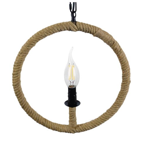 GLOBOSTAR® LINDELL 10001111 Vintage Κρεμαστό Φωτιστικό Οροφής με Ντουί 1 x E14 AC 220-240V IP20 - Μπεζ & Μαύρο - Μ37 x Π2.5 x Υ37cm