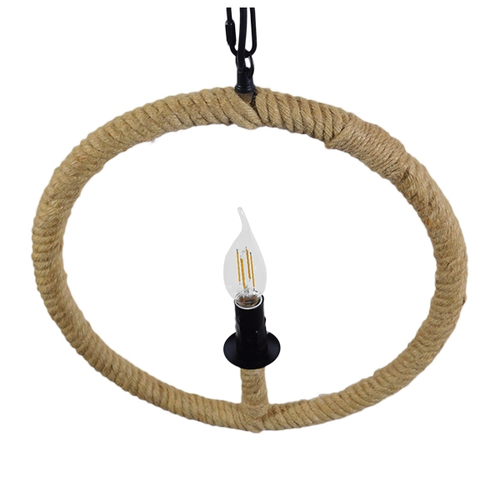 GLOBOSTAR® LINDELL 10001111 Vintage Κρεμαστό Φωτιστικό Οροφής με Ντουί 1 x E14 AC 220-240V IP20 - Μπεζ & Μαύρο - Μ37 x Π2.5 x Υ37cm