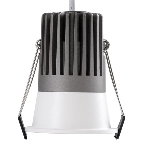 GLOBOSTAR® MICRO-B 60242 Χωνευτό Downlight Σποτ LED 7W 910lm 38° AC 220-240V IP20 Φυσικό Λευκό 4500K - Bridgelux COB Chip & TÜV SÜD Driver - Λευκό Ματ - Μ6 x Π6 x Υ7.8cm / Q5cm - 5 Χρόνια Εγγύηση