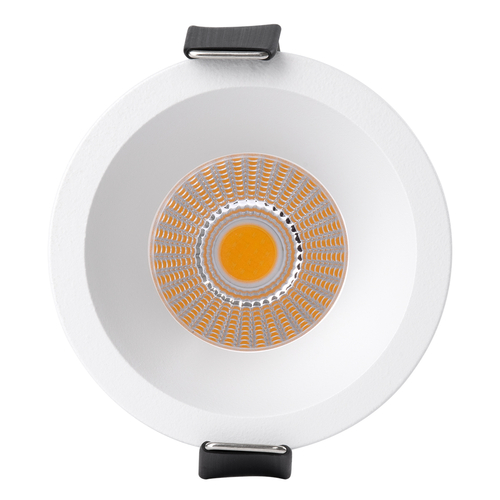 GLOBOSTAR® MICRO-B 60243 Χωνευτό Downlight Σποτ LED 7W 875lm 38° AC 220-240V IP20 Θερμό Λευκό 2700K - Bridgelux COB Chip & TÜV SÜD Driver - Λευκό Ματ - Μ6 x Π6 x Υ7.8cm / Q5cm - 5 Χρόνια Εγγύηση