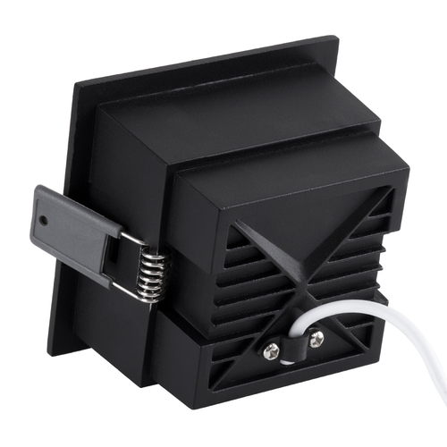 GLOBOSTAR® PLUTO-M 60274 Χωνευτό Downlight Σποτ με Honeycomb Anti Glare Reflector LED 10W 1300lm 38° AC 220-240V IP20 Φυσικό Λευκό 4500K - Bridgelux COB Chip & TÜV SÜD Driver - Μαύρο Ματ - Μ8.4 x Π8.4 x Υ5.9cm / Q7.5 x 7.5cm - 5 Χρόνια Εγγύηση