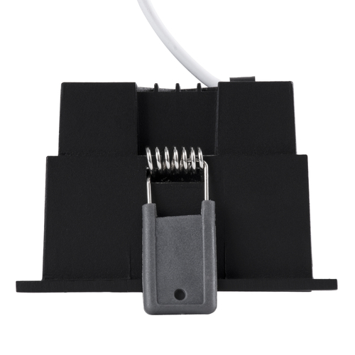 GLOBOSTAR® PLUTO-M 60275 Χωνευτό Downlight Σποτ με Honeycomb Anti Glare Reflector LED 10W 1250lm 38° AC 220-240V IP20 Θερμό Λευκό 2700K - Bridgelux COB Chip & TÜV SÜD Driver - Μαύρο Ματ - Μ8.4 x Π8.4 x Υ5.9cm / Q7.5 x 7.5cm - 5 Χρόνια Εγγύηση