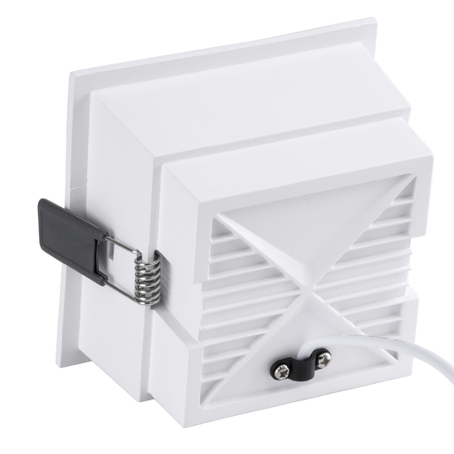 GLOBOSTAR® PLUTO-B 60279 Χωνευτό Downlight Σποτ με Honeycomb Anti Glare Reflector LED 15W 1875lm 38° AC 220-240V IP20 Θερμό Λευκό 2700K - Bridgelux COB Chip & TÜV SÜD Driver - Λευκό Ματ - Μ10.4 x Π10.4 x Υ6.5cm / Q9.5 x 9.5cm - 5 Χρόνια Εγγύηση