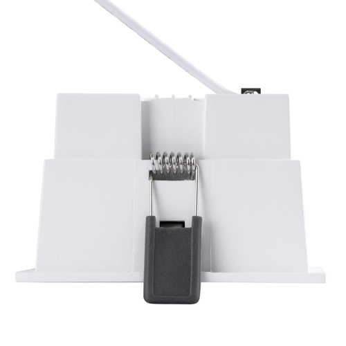 GLOBOSTAR® PLUTO-B 60279 Χωνευτό Downlight Σποτ με Honeycomb Anti Glare Reflector LED 15W 1875lm 38° AC 220-240V IP20 Θερμό Λευκό 2700K - Bridgelux COB Chip & TÜV SÜD Driver - Λευκό Ματ - Μ10.4 x Π10.4 x Υ6.5cm / Q9.5 x 9.5cm - 5 Χρόνια Εγγύηση