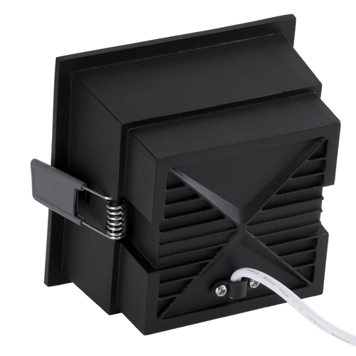 GLOBOSTAR® PLUTO-B 60280 Χωνευτό Downlight Σποτ με Honeycomb Anti Glare Reflector LED 15W 1950lm 38° AC 220-240V IP20 Φυσικό Λευκό 4500K - Bridgelux COB Chip & TÜV SÜD Driver - Μαύρο Ματ - Μ10.4 x Π10.4 x Υ6.5cm / Q9.5 x 9.5cm - 5 Χρόνια Εγγύηση