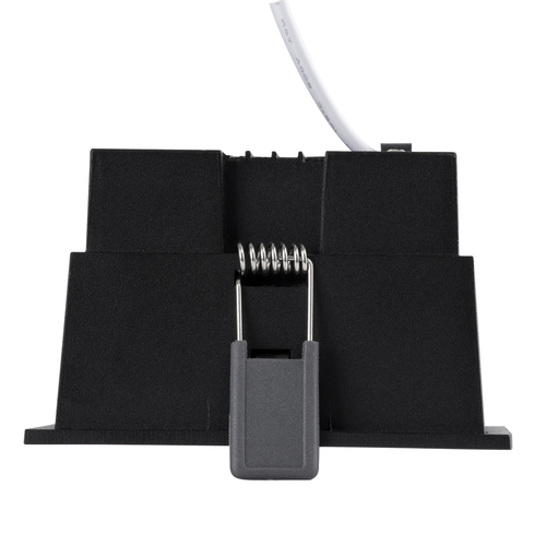 GLOBOSTAR® PLUTO-B 60280 Χωνευτό Downlight Σποτ με Honeycomb Anti Glare Reflector LED 15W 1950lm 38° AC 220-240V IP20 Φυσικό Λευκό 4500K - Bridgelux COB Chip & TÜV SÜD Driver - Μαύρο Ματ - Μ10.4 x Π10.4 x Υ6.5cm / Q9.5 x 9.5cm - 5 Χρόνια Εγγύηση