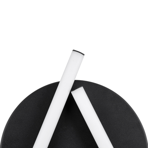 GLOBOSTAR® DRACO 61091 Μοντέρνο Φωτιστικό Οροφής LED 36W 4428lm 120° AC 220-240V IP20 Ρυθμιζόμενο Λευκό CCT με Χειριστήριο από 2700K έως 6000K Dimmable - Lumileds SMD Chip - Μαύρο Ματ - Μ50 x Π50 x Υ6cm - 3 Χρόνια Εγγύηση