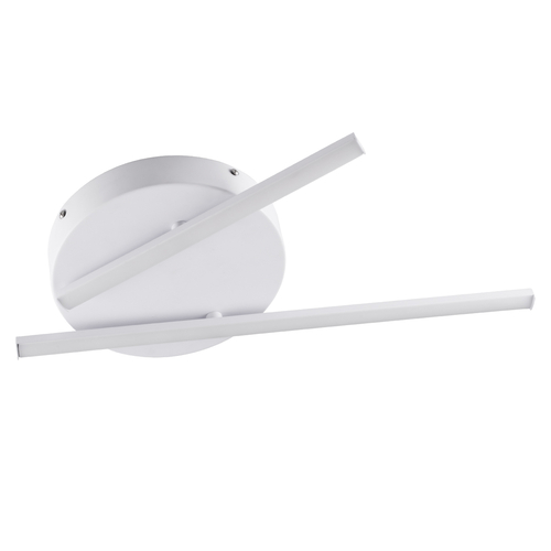 GLOBOSTAR® DRACO 61092 Μοντέρνο Φωτιστικό Οροφής LED 36W 4428lm 120° AC 220-240V IP20 Ρυθμιζόμενο Λευκό CCT με Χειριστήριο από 2700K έως 6000K Dimmable - Lumileds SMD Chip - Λευκό Ματ - Μ50 x Π50 x Υ6cm - 3 Χρόνια Εγγύηση