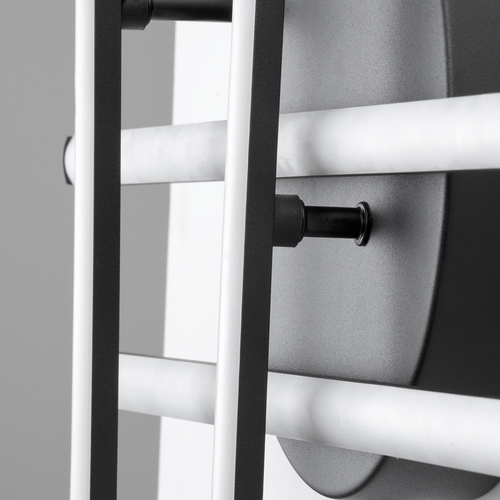 GLOBOSTAR® DRACO 61095 Μοντέρνο Φωτιστικό Οροφής LED 60W 7380lm 120° AC 220-240V IP20 Ρυθμιζόμενο Λευκό CCT με Χειριστήριο από 2700K έως 6000K Dimmable - Lumileds SMD Chip - Μαύρο Ματ - Μ60 x Π60 x Υ11cm - 3 Χρόνια Εγγύηση