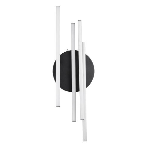 GLOBOSTAR® DRACO 61095 Μοντέρνο Φωτιστικό Οροφής LED 60W 7380lm 120° AC 220-240V IP20 Ρυθμιζόμενο Λευκό CCT με Χειριστήριο από 2700K έως 6000K Dimmable - Lumileds SMD Chip - Μαύρο Ματ - Μ60 x Π60 x Υ11cm - 3 Χρόνια Εγγύηση