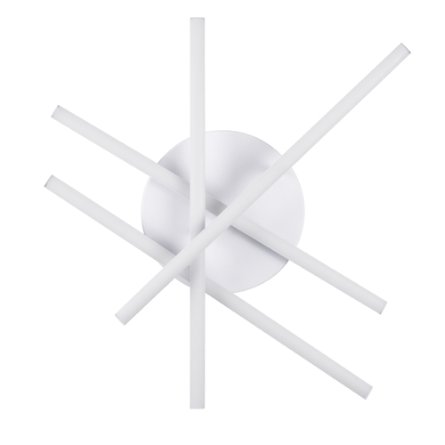 GLOBOSTAR® DRACO 61096 Μοντέρνο Φωτιστικό Οροφής LED 60W 7380lm 120° AC 220-240V IP20 Ρυθμιζόμενο Λευκό CCT με Χειριστήριο από 2700K έως 6000K Dimmable - Lumileds SMD Chip - Λευκό Ματ - Μ60 x Π60 x Υ11cm - 3 Χρόνια Εγγύηση