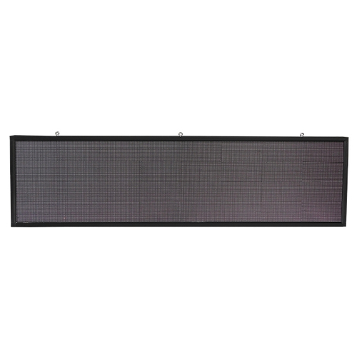 GLOBOSTAR® DISPLAY 90290 Κυλιόμενη Ψηφιακή Επιγραφή P10 Μονής Όψης LED AC 220-240V Αδιάβροχο IP65 Ψυχρό Λευκό 6000K - WiFi Control μέσω FK APP - Αισθητήρας Θερμοκρασίας & Υγρασίας - Μ264 x Π9 x Υ72cm - 2 Χρόνια Εγγύηση