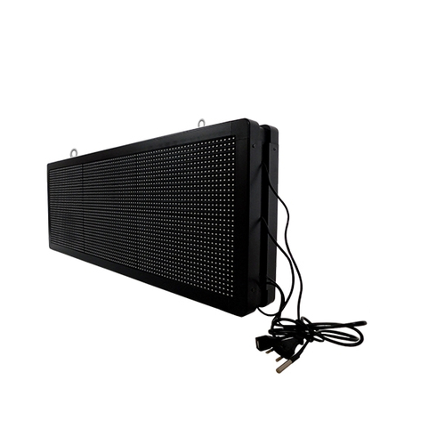 GLOBOSTAR® DISPLAY 90321 Κυλιόμενη Ψηφιακή Επιγραφή P10 Διπλής Όψης LED AC 220-240V Αδιάβροχο IP65 Κόκκινο - WiFi Control μέσω FK APP - Αισθητήρας Θερμοκρασίας & Υγρασίας - Μ104 x Π12 x Υ40cm - 2 Χρόνια Εγγύηση